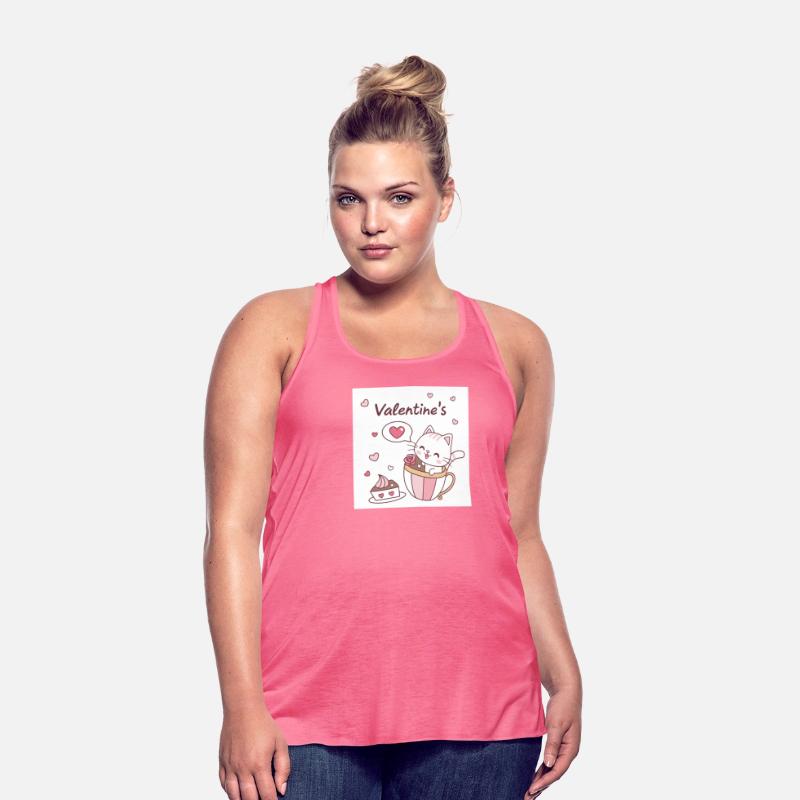 Cute Valentine's Cat in Tea Cup