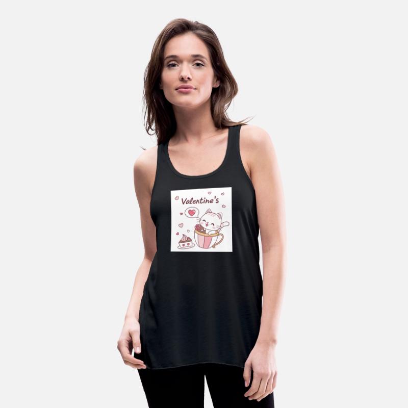 Cute Valentine's Cat in Tea Cup