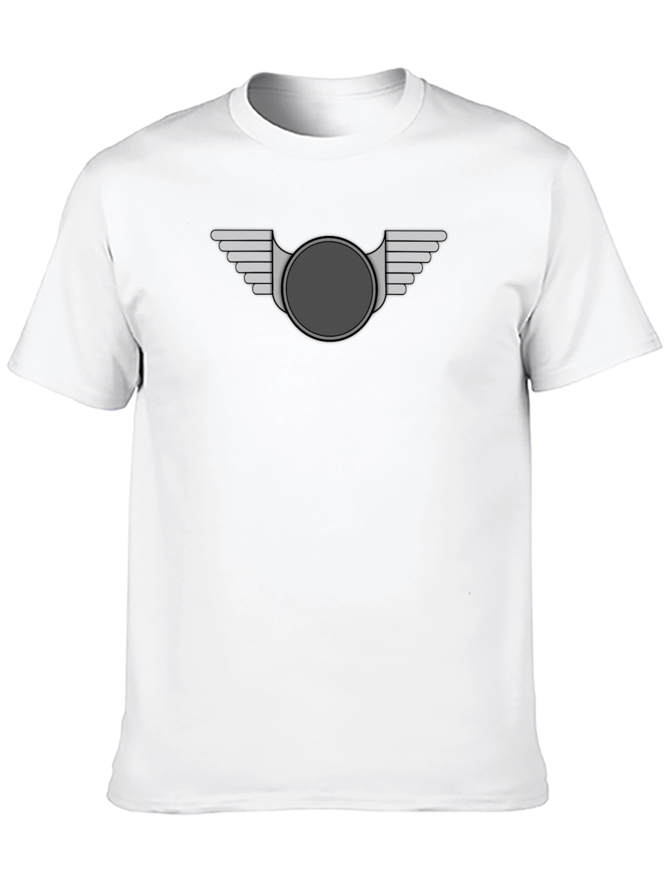 Winged Emblem Tee - Stylish Graphic Print T-Shirt