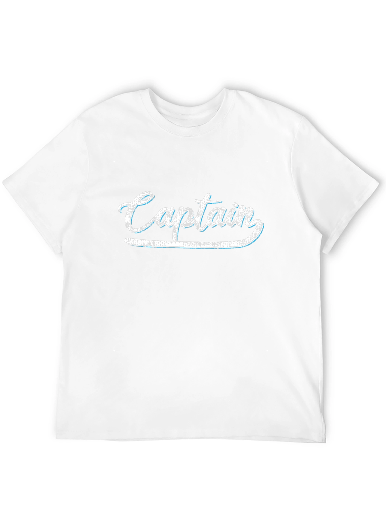 Captain Graphic Tee - Black Crew Neck T-Shirt