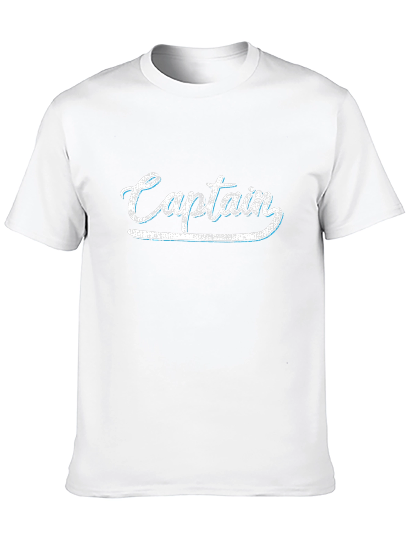Captain Graphic Tee - Black Crew Neck T-Shirt