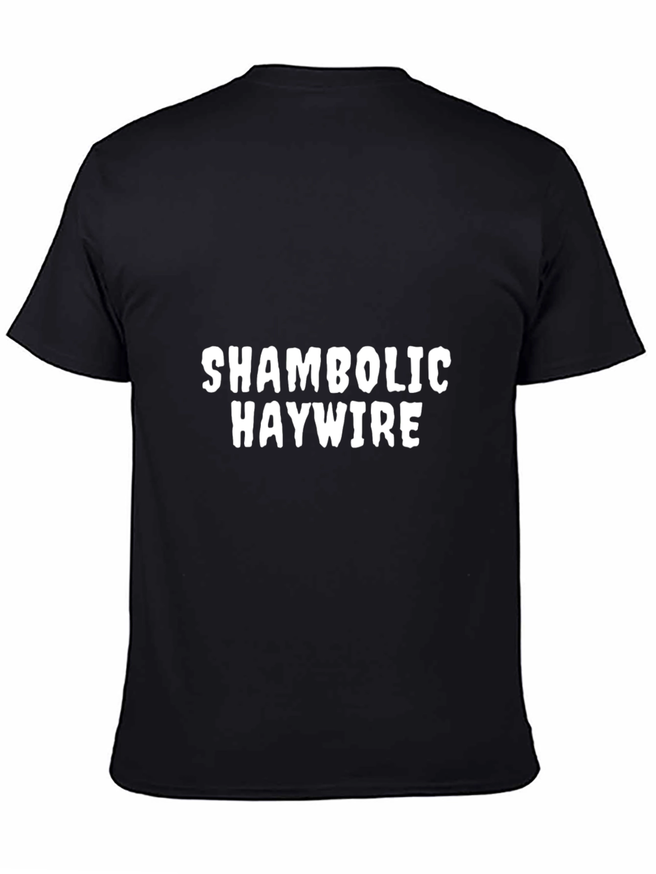 Shambolic Haywire Graphic Tee - Black Cotton Comfort
