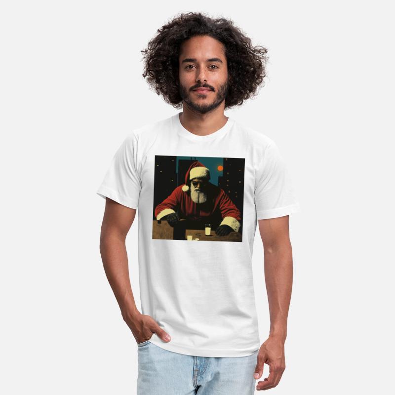 Cyberpunk Santa Night Scene