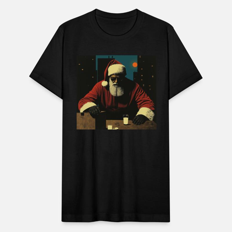Cyberpunk Santa Night Scene
