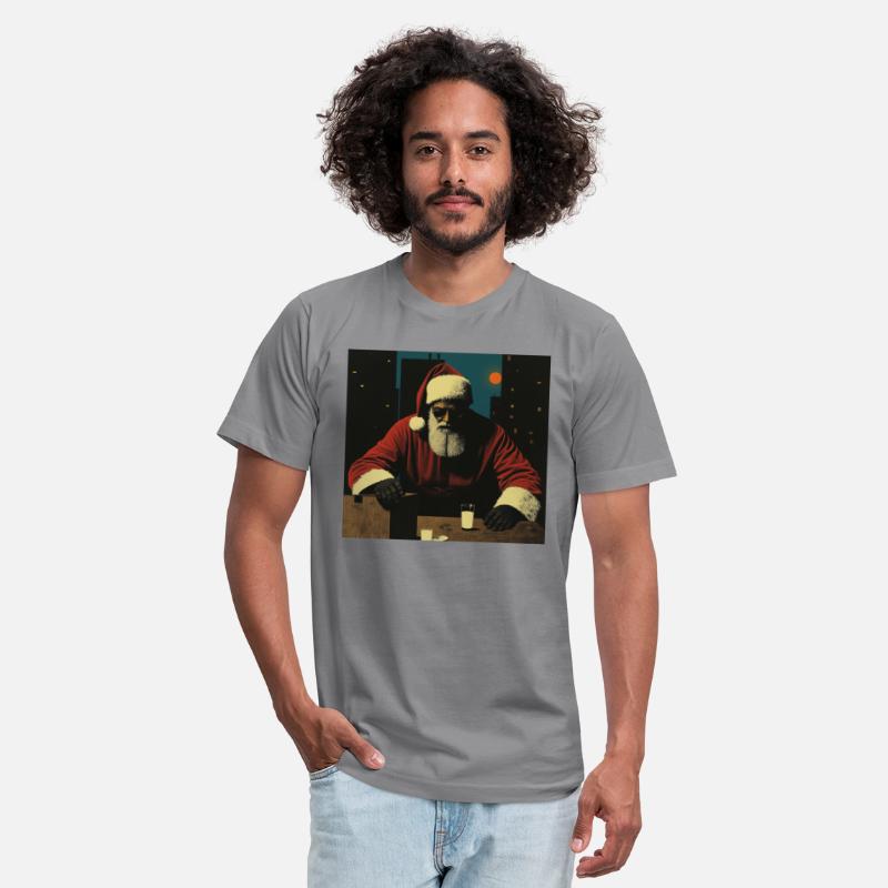 Cyberpunk Santa Night Scene