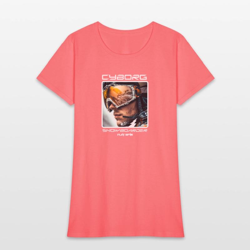 Cyborg Snowboarder - flat spin