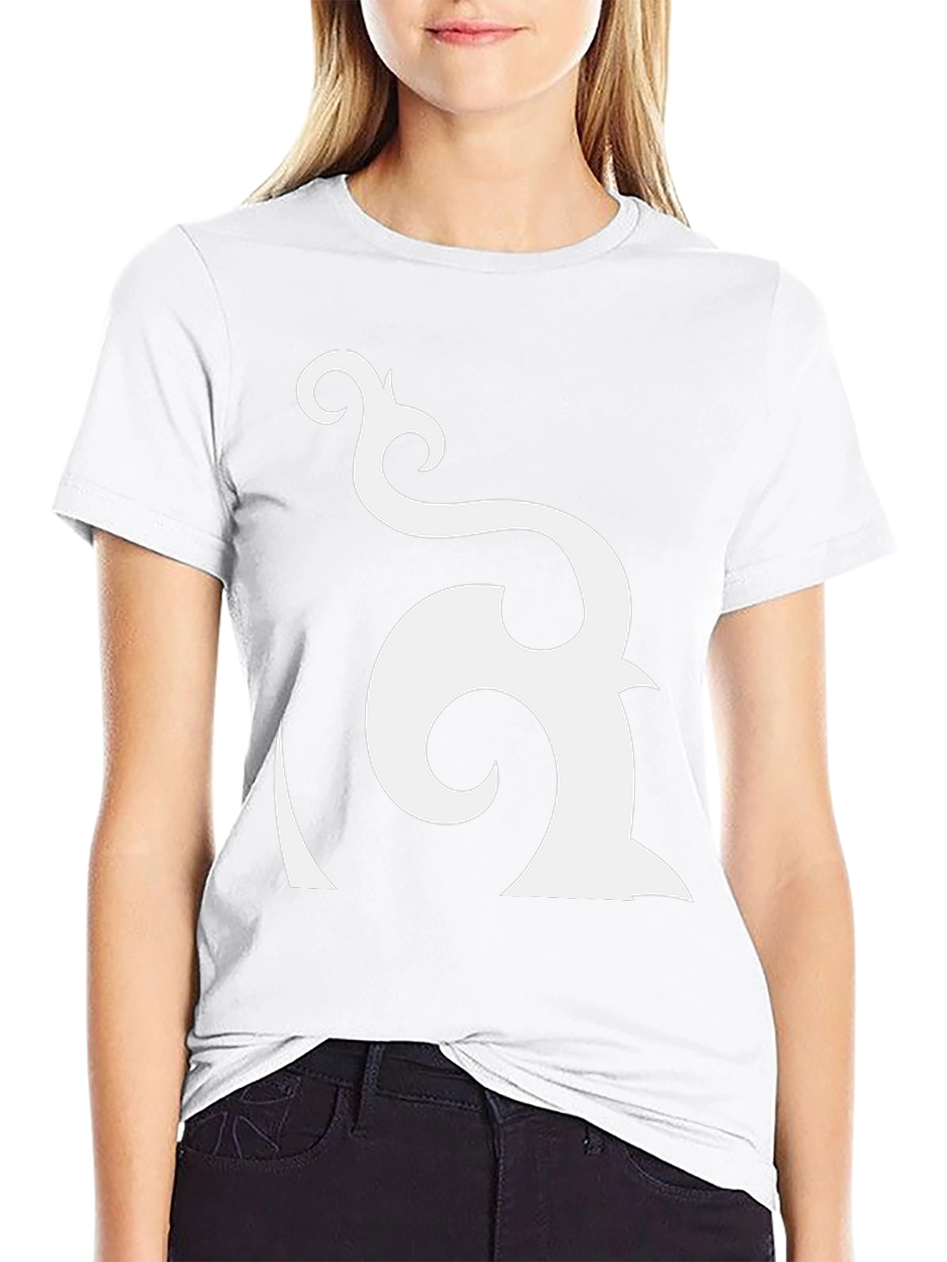 Abstract Graphic Black T-Shirt - Modern Design