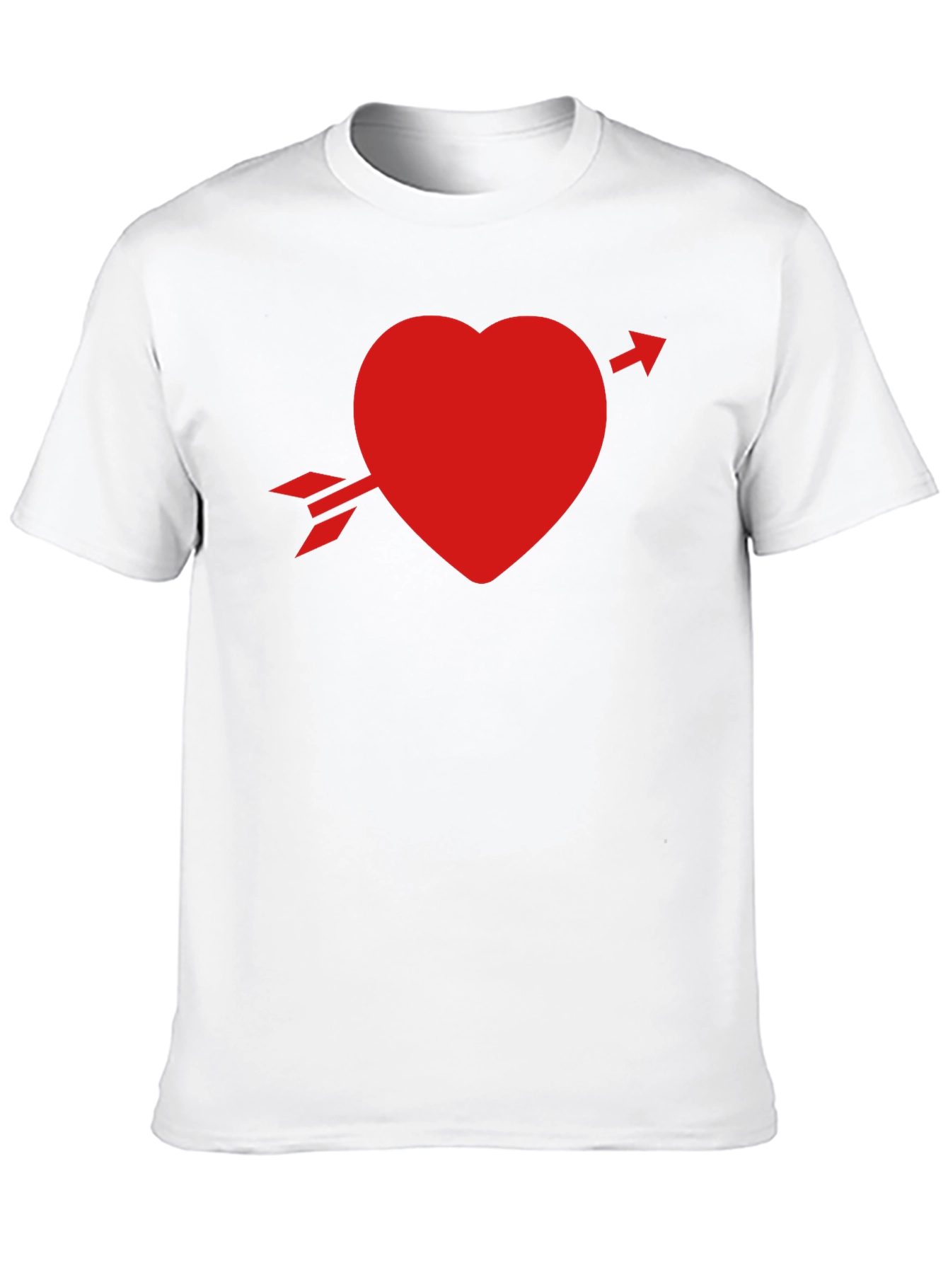 Heart Arrow Black T-Shirt