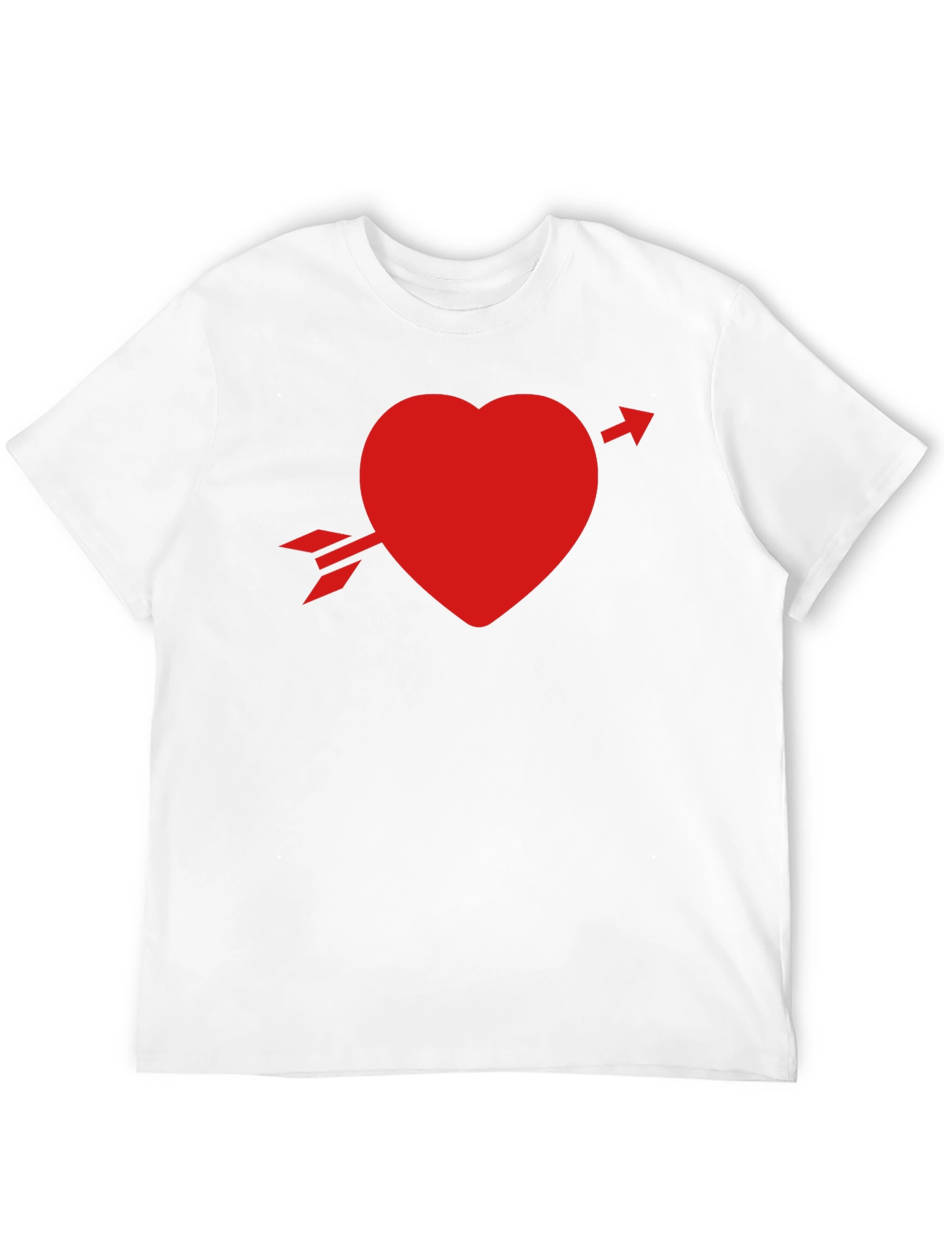 Heart Arrow Black T-Shirt