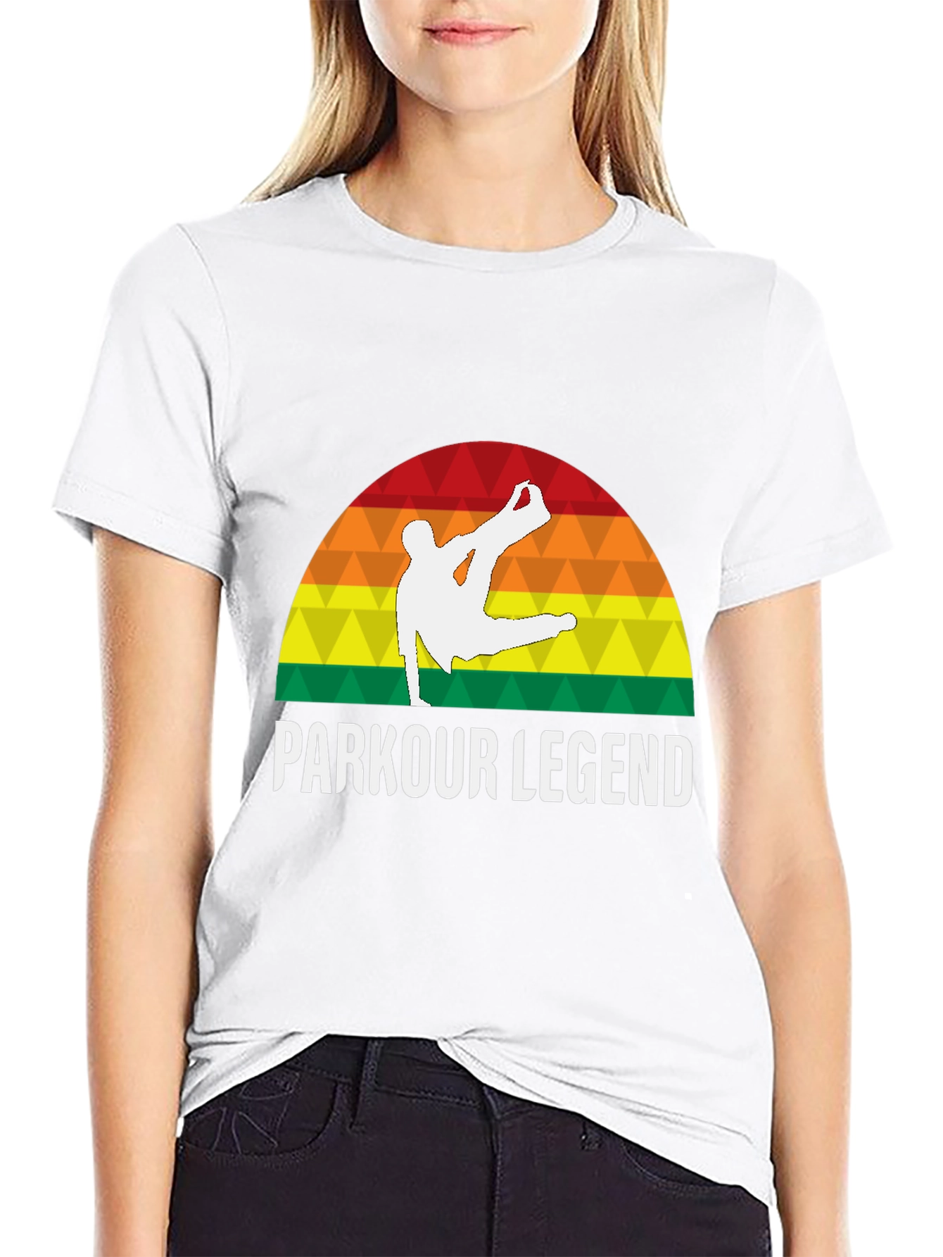 Parkour Legend T-Shirt - Retro Athlete Tee
