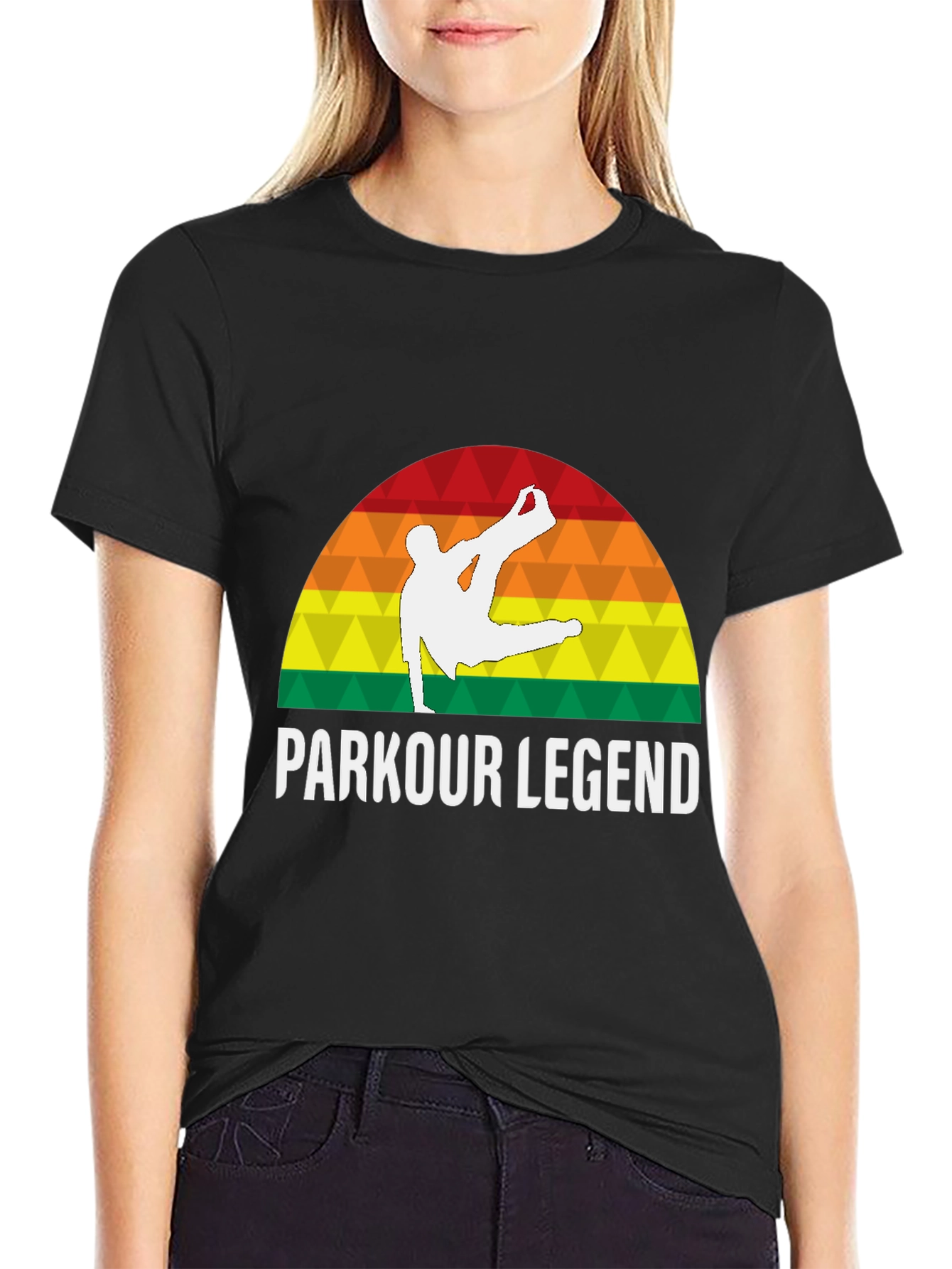 Parkour Legend T-Shirt - Retro Athlete Tee