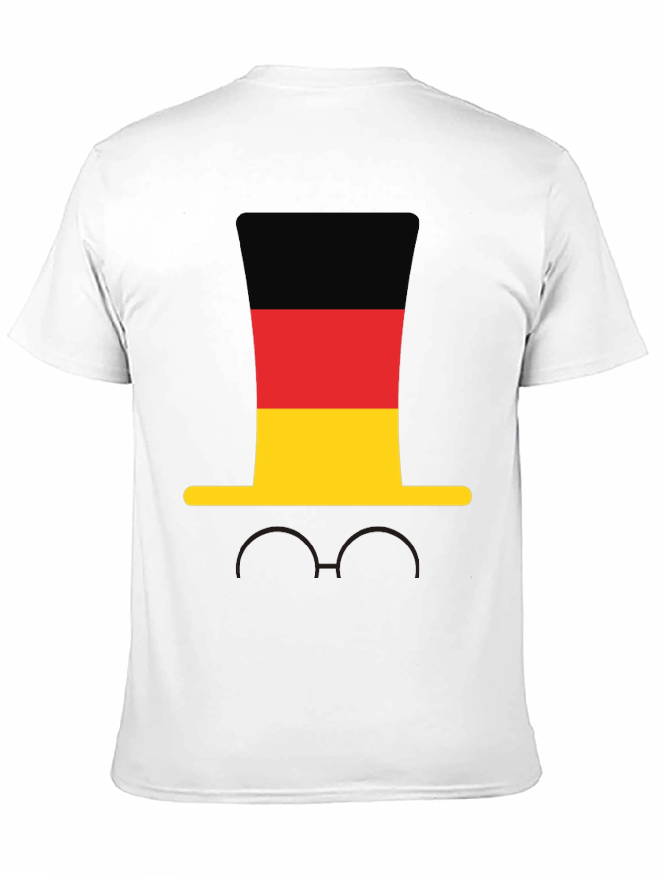 Germany Flag Hat & Glasses T-Shirt