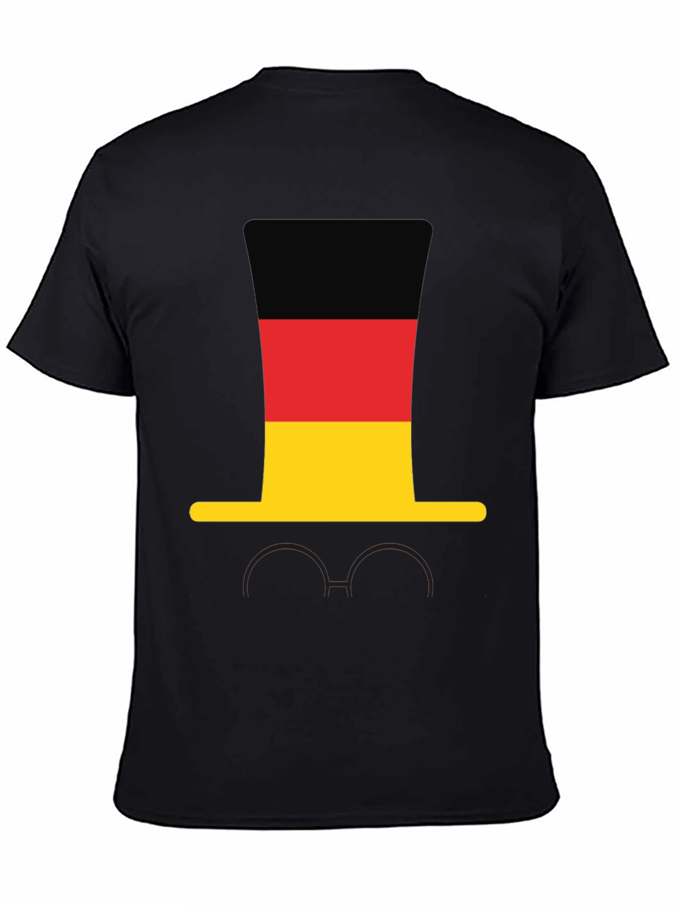Germany Flag Hat & Glasses T-Shirt