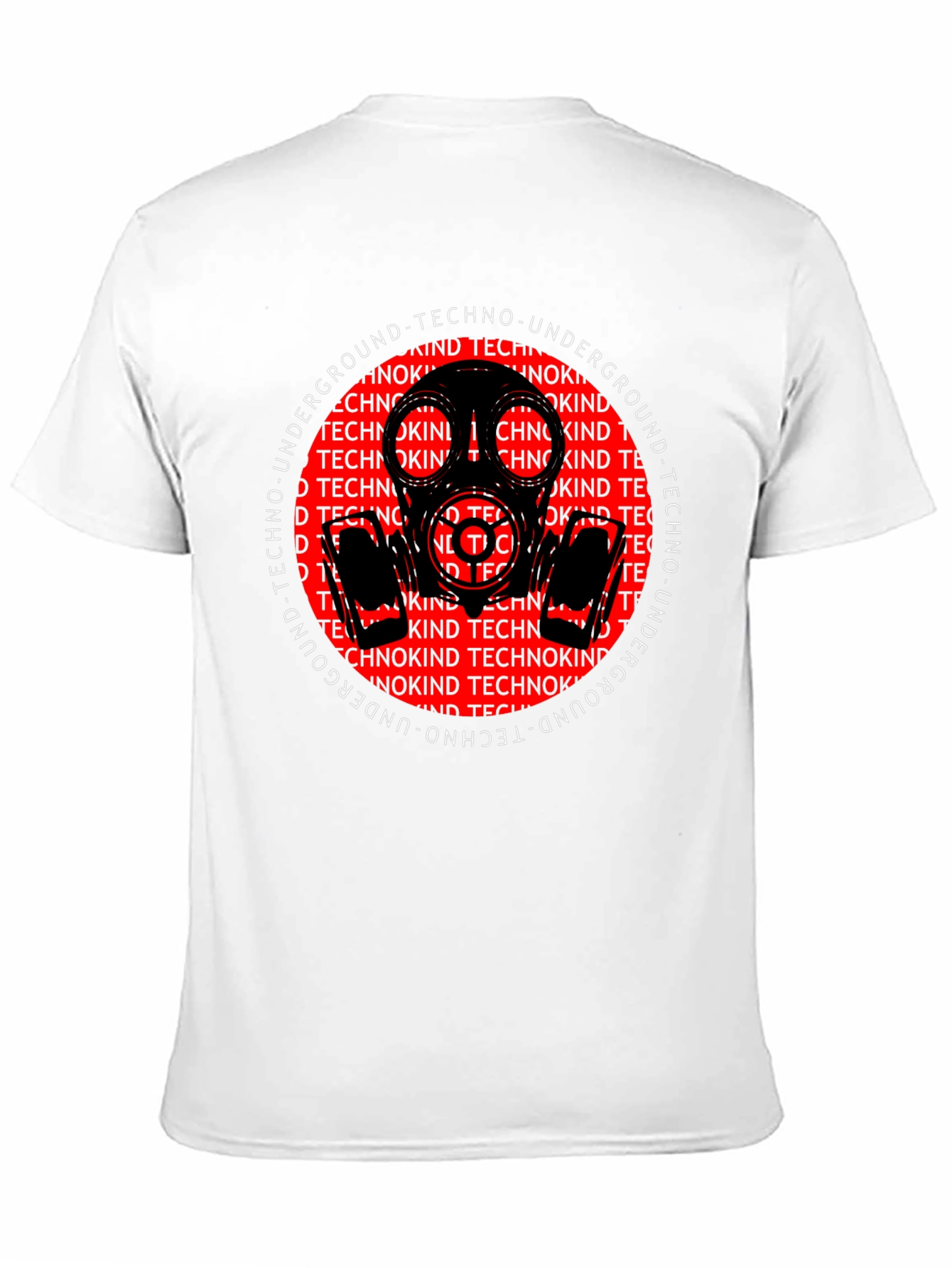 Techno Underground Gas Mask Graphic Tee