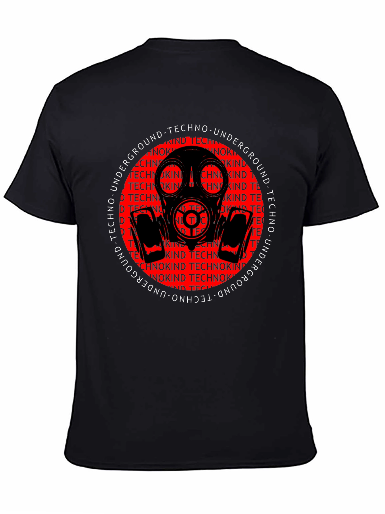 Techno Underground Gas Mask Graphic Tee