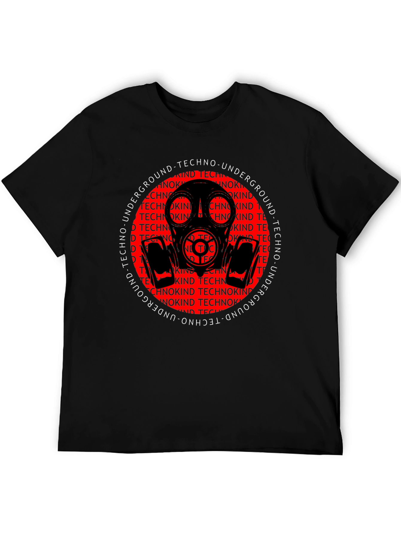 Techno Underground Gas Mask Graphic Tee