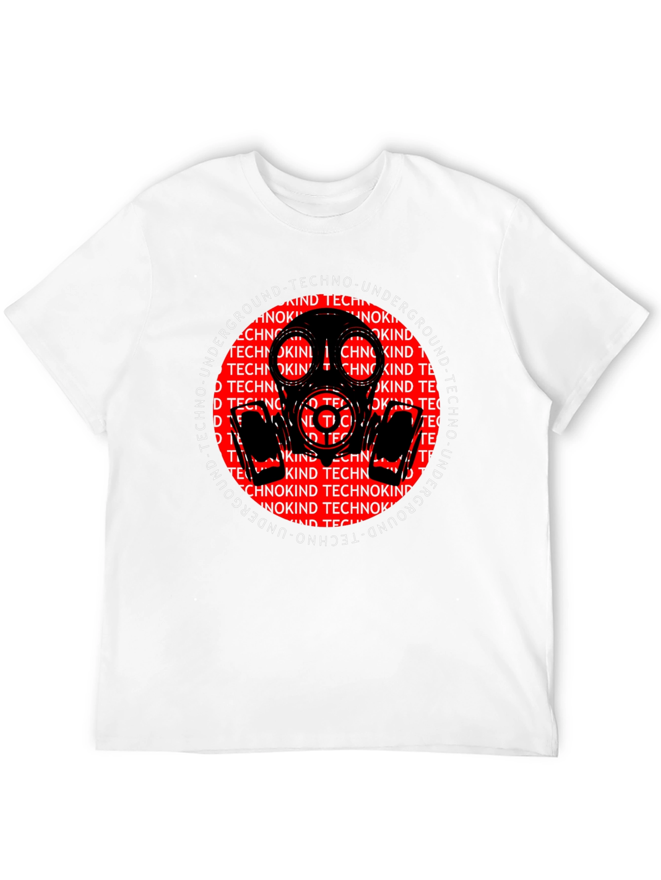 Techno Underground Gas Mask Graphic Tee