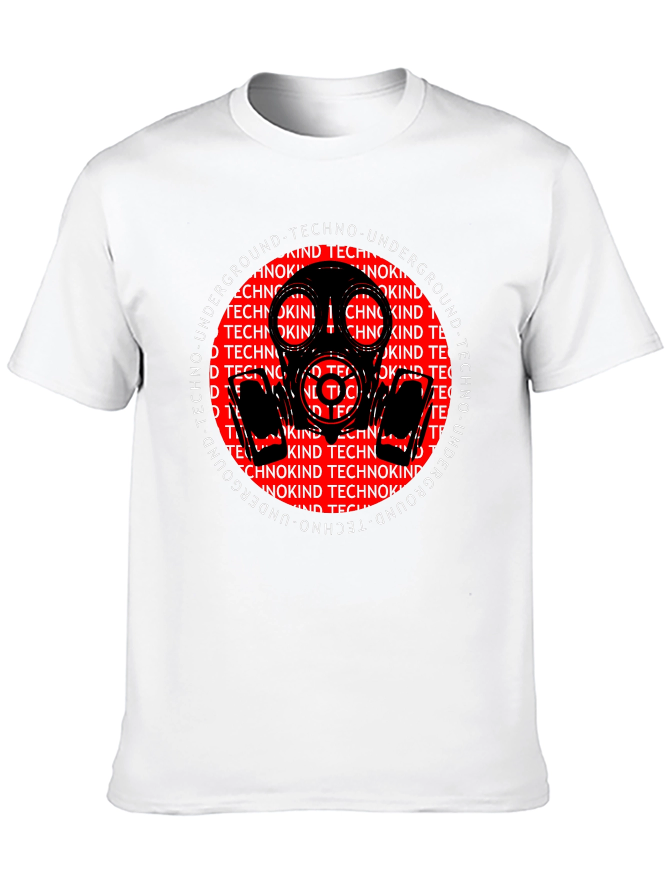 Techno Underground Gas Mask Graphic Tee