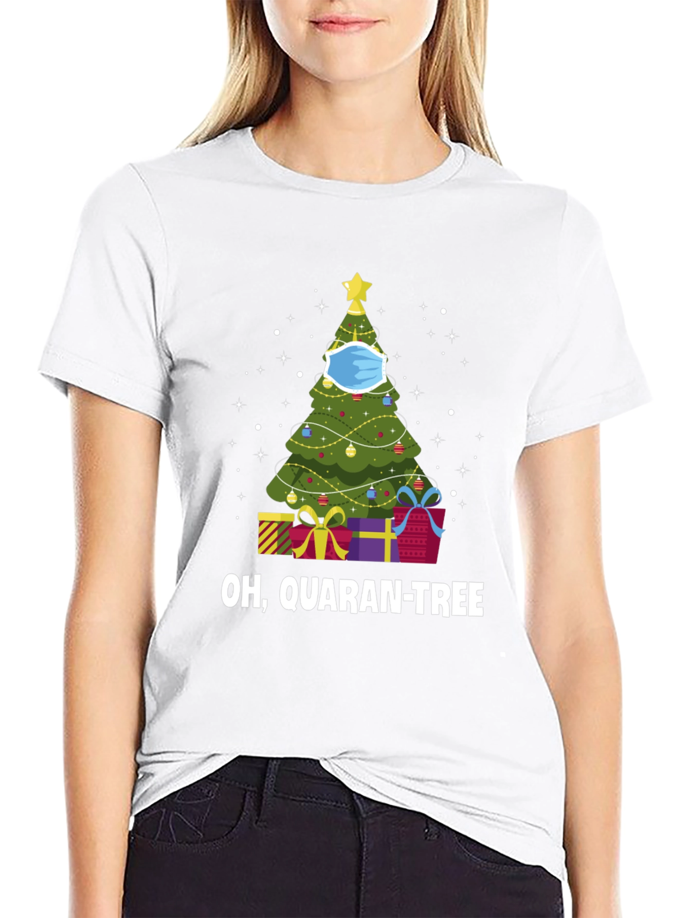 Quaran-Tree Christmas T-Shirt