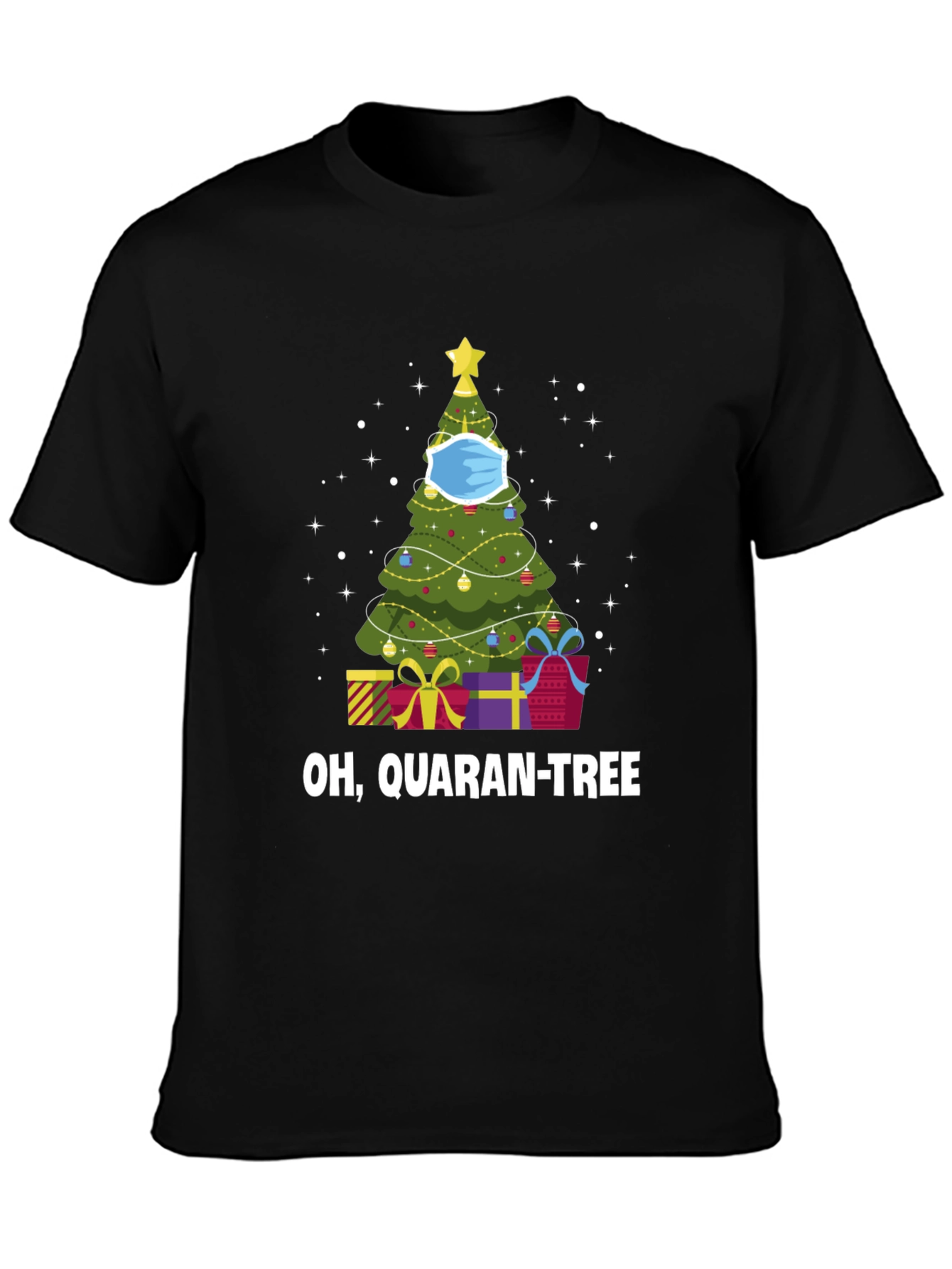 Quaran-Tree Christmas T-Shirt