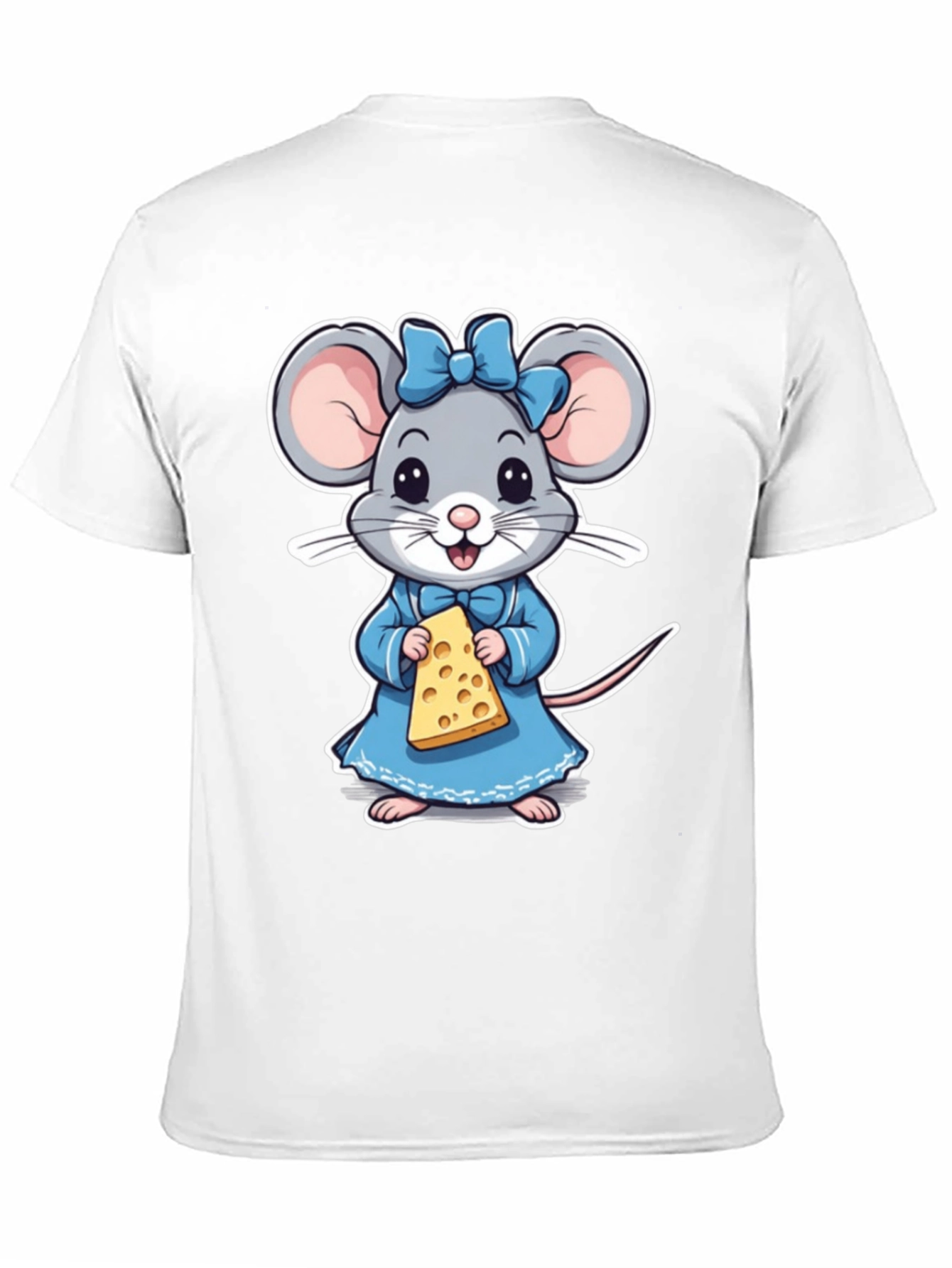 Cute Mouse Holding Cheese T-Shirt