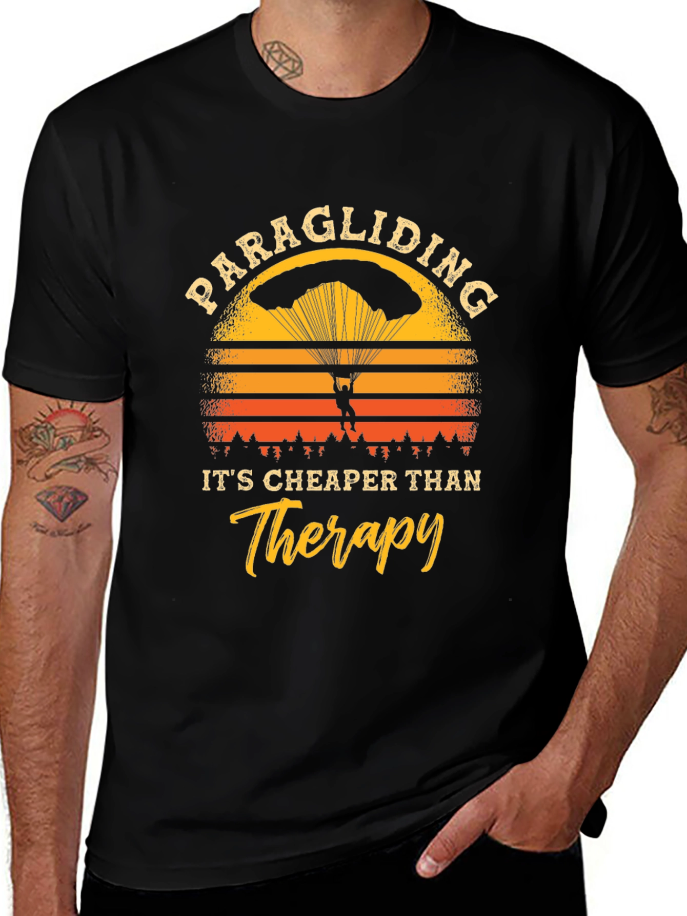 Paragliding Cheaper Than Therapy T-Shirt