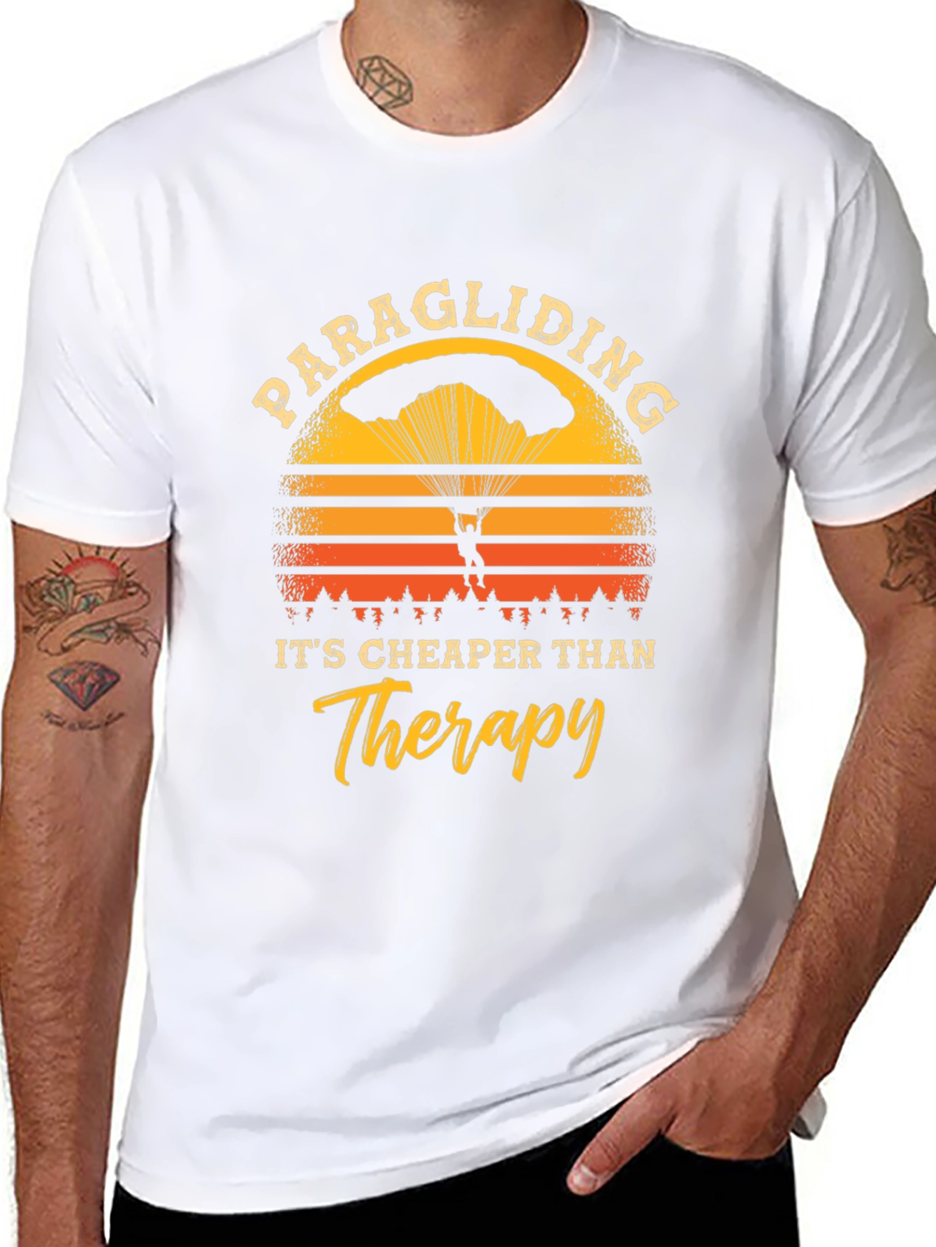 Paragliding Cheaper Than Therapy T-Shirt