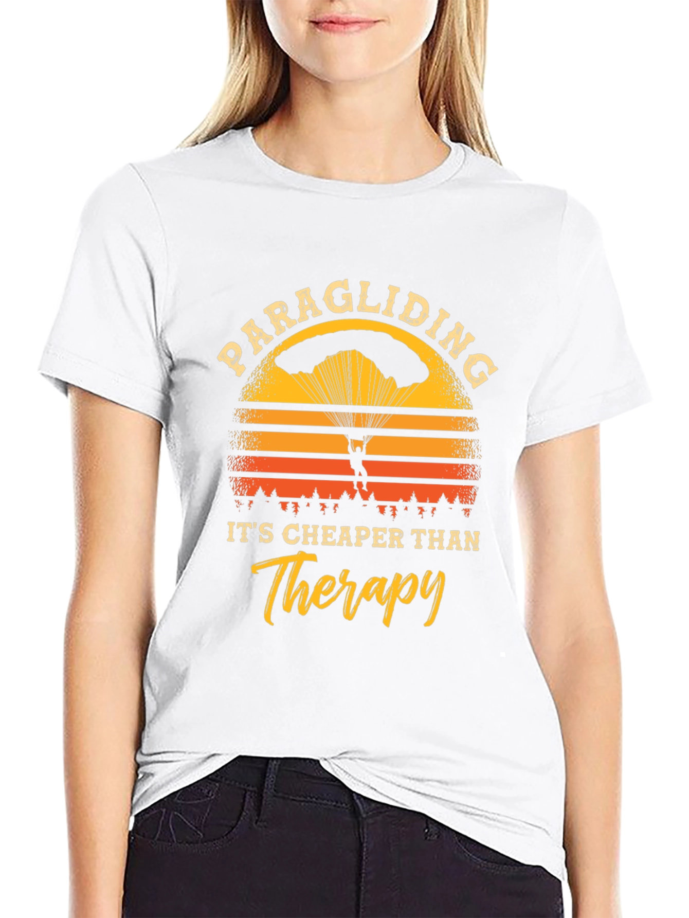Paragliding Cheaper Than Therapy T-Shirt