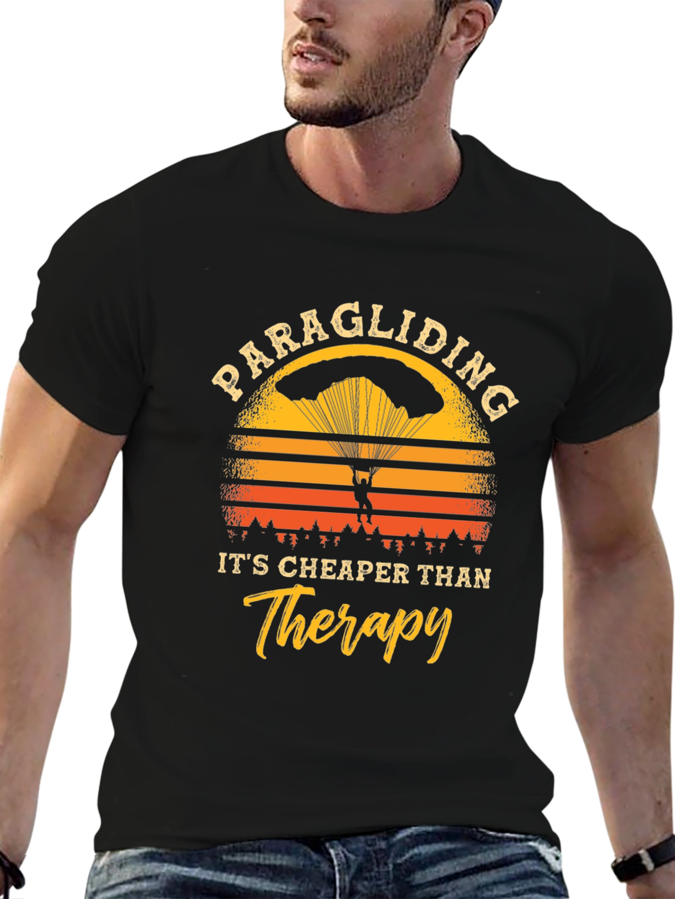 Paragliding Cheaper Than Therapy T-Shirt