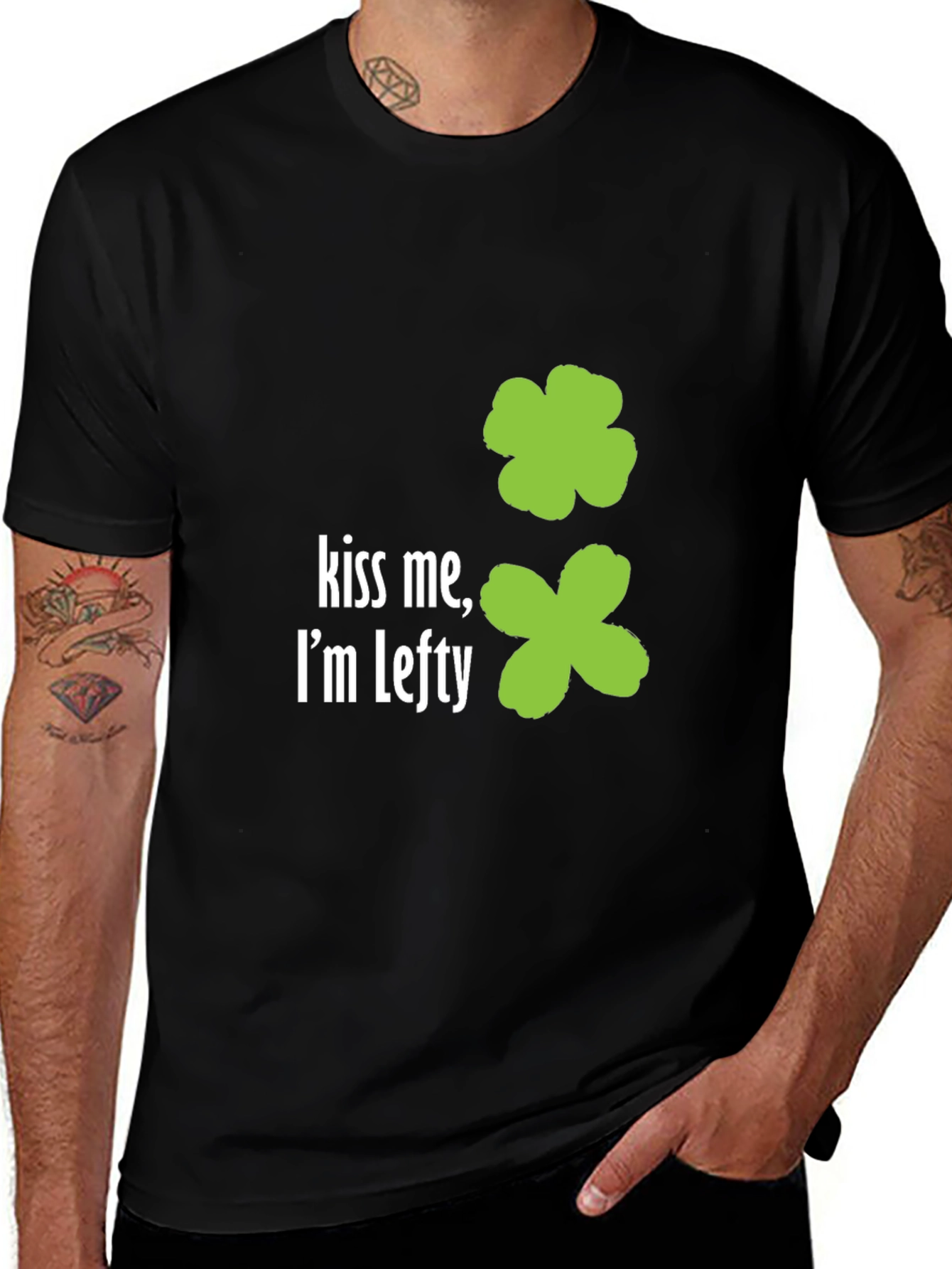Kiss Me Im Lefty St. Patricks Day T-Shirt