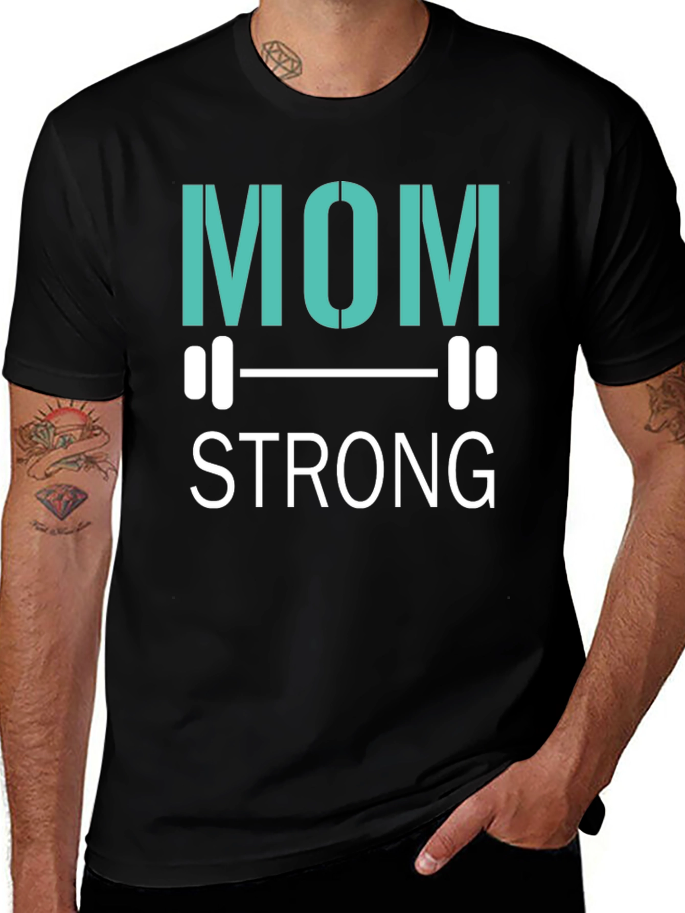 Mom Strong T-Shirt - Fitness Apparel