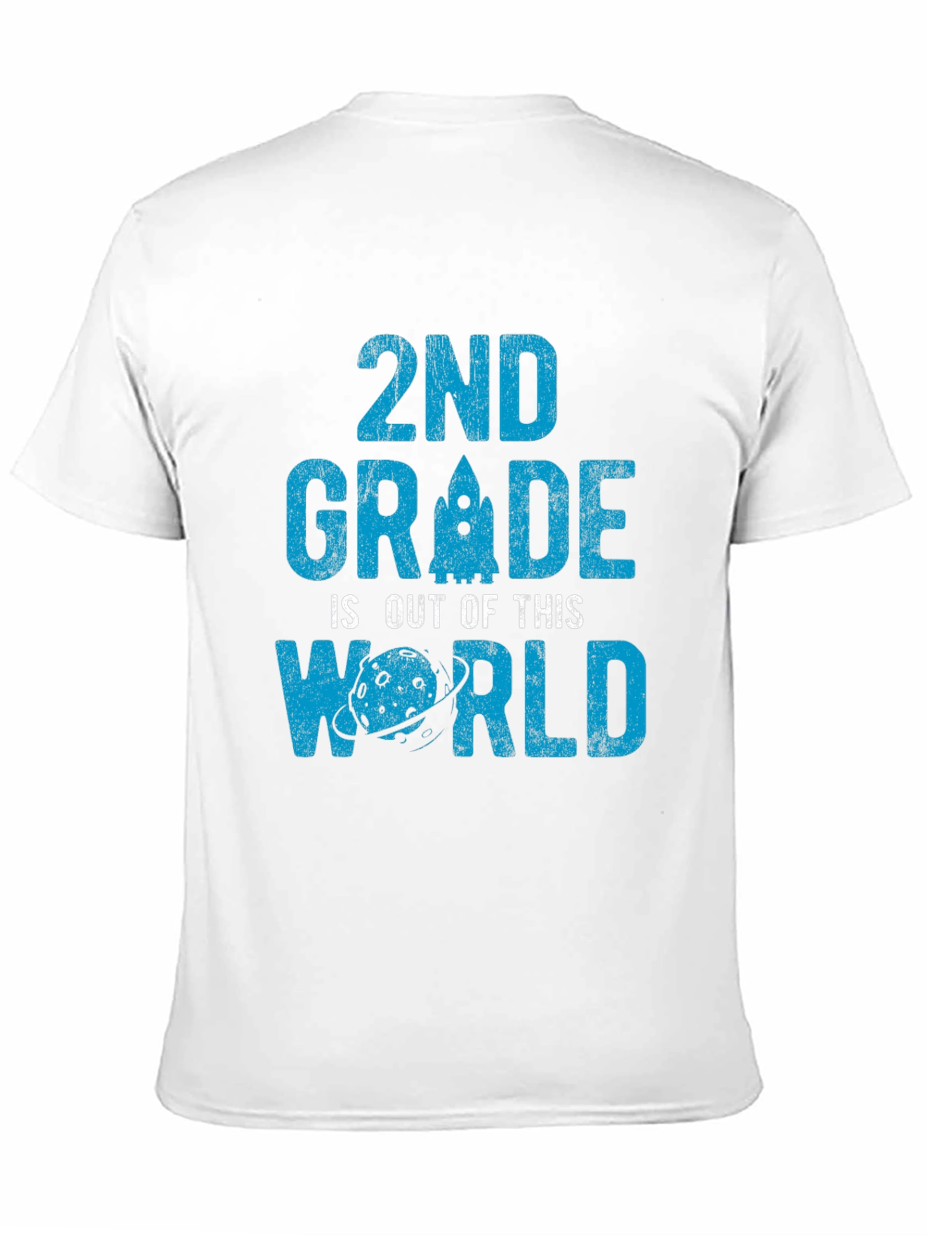 2nd Grade Out of This World Black T-Shirt