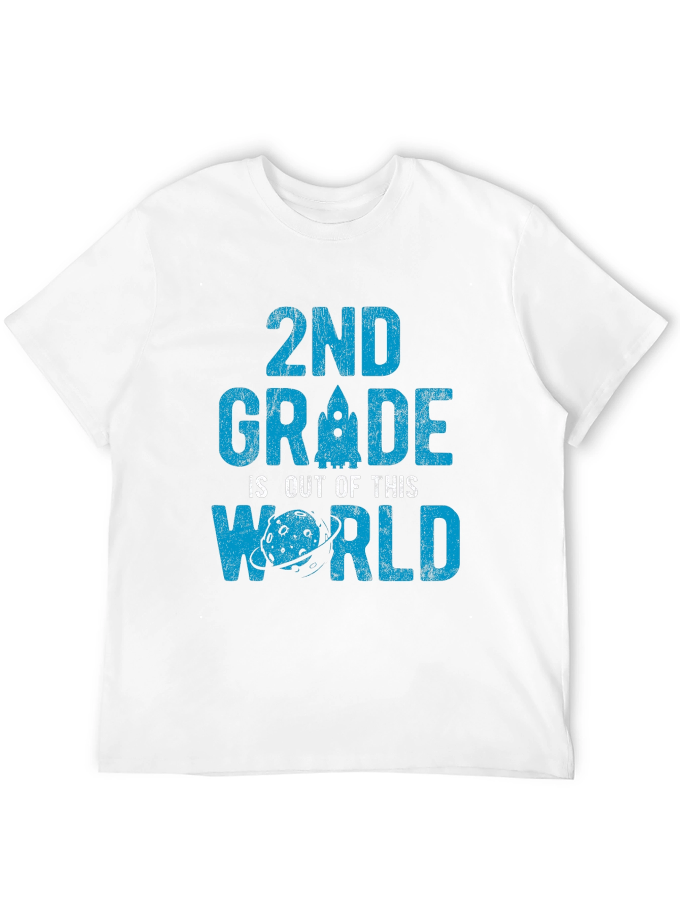 2nd Grade Out of This World Black T-Shirt