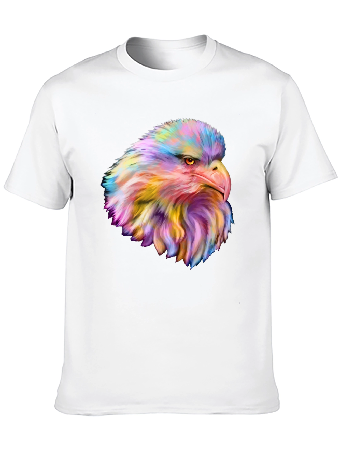 Rainbow Eagle Graphic Tee - Stylish Mens T-Shirt