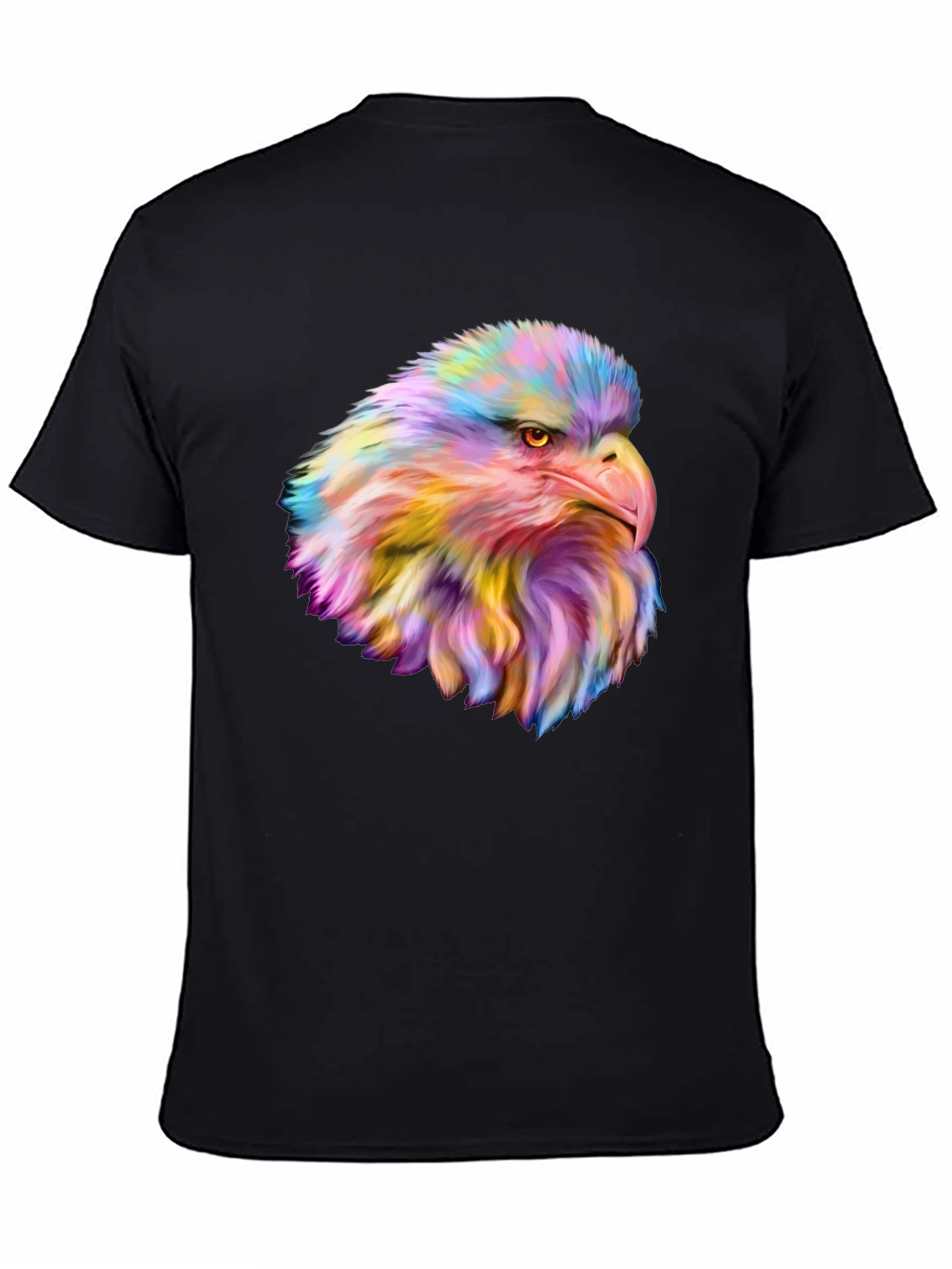 Rainbow Eagle Graphic Tee - Stylish Mens T-Shirt