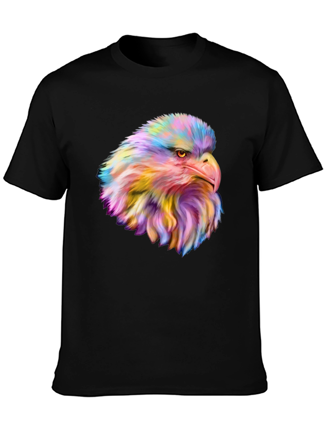 Rainbow Eagle Graphic Tee - Stylish Mens T-Shirt
