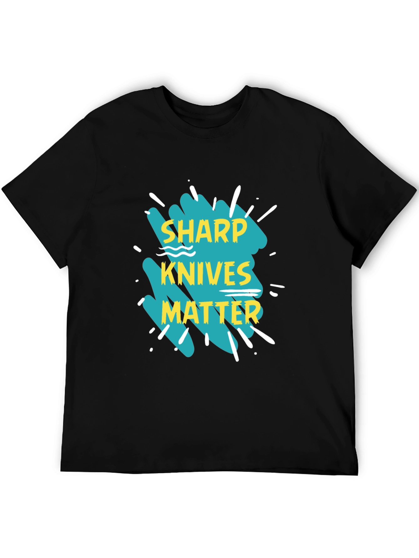 Sharp Knives Matter Graphic Tee - Black