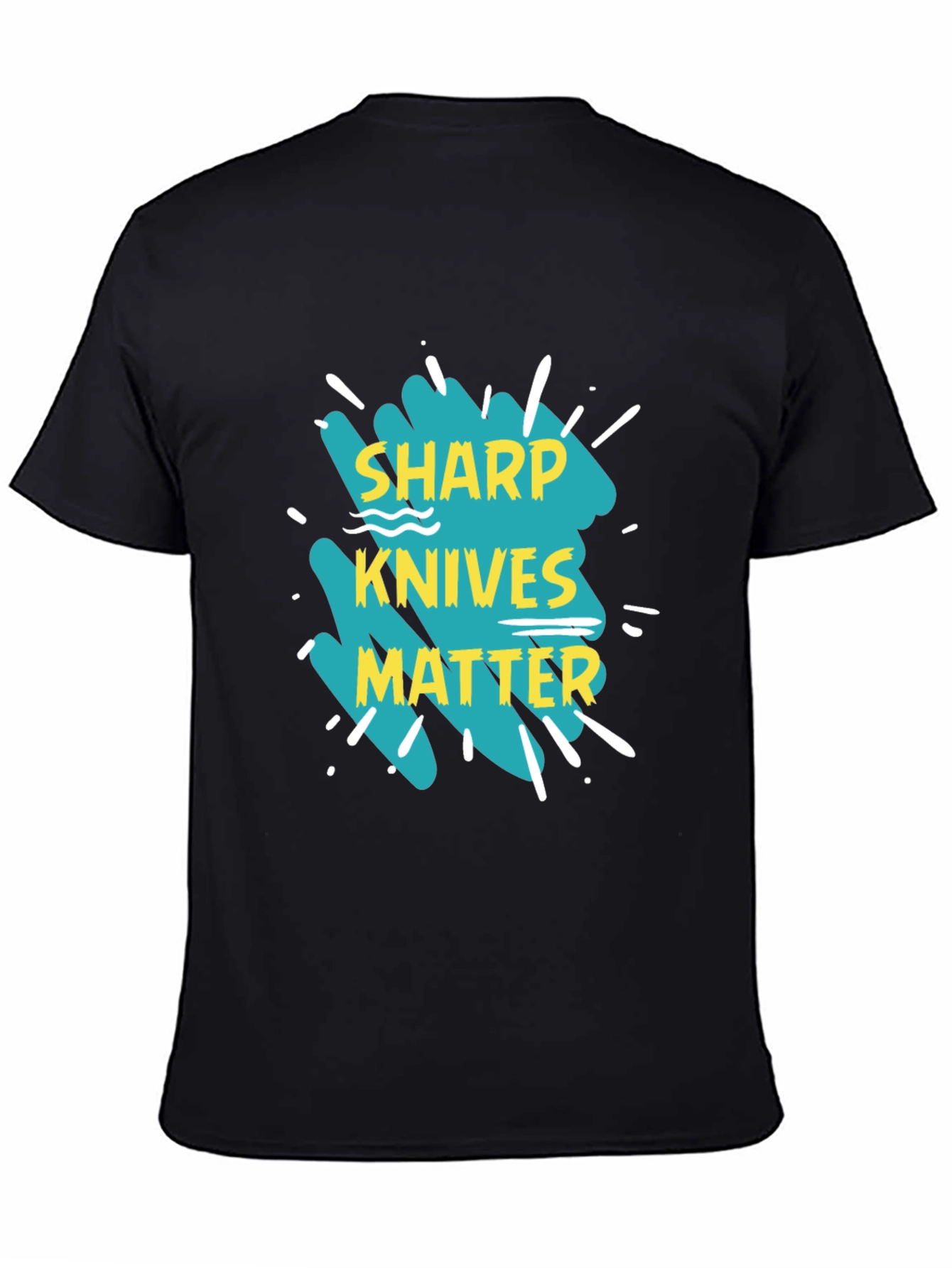 Sharp Knives Matter Graphic Tee - Black