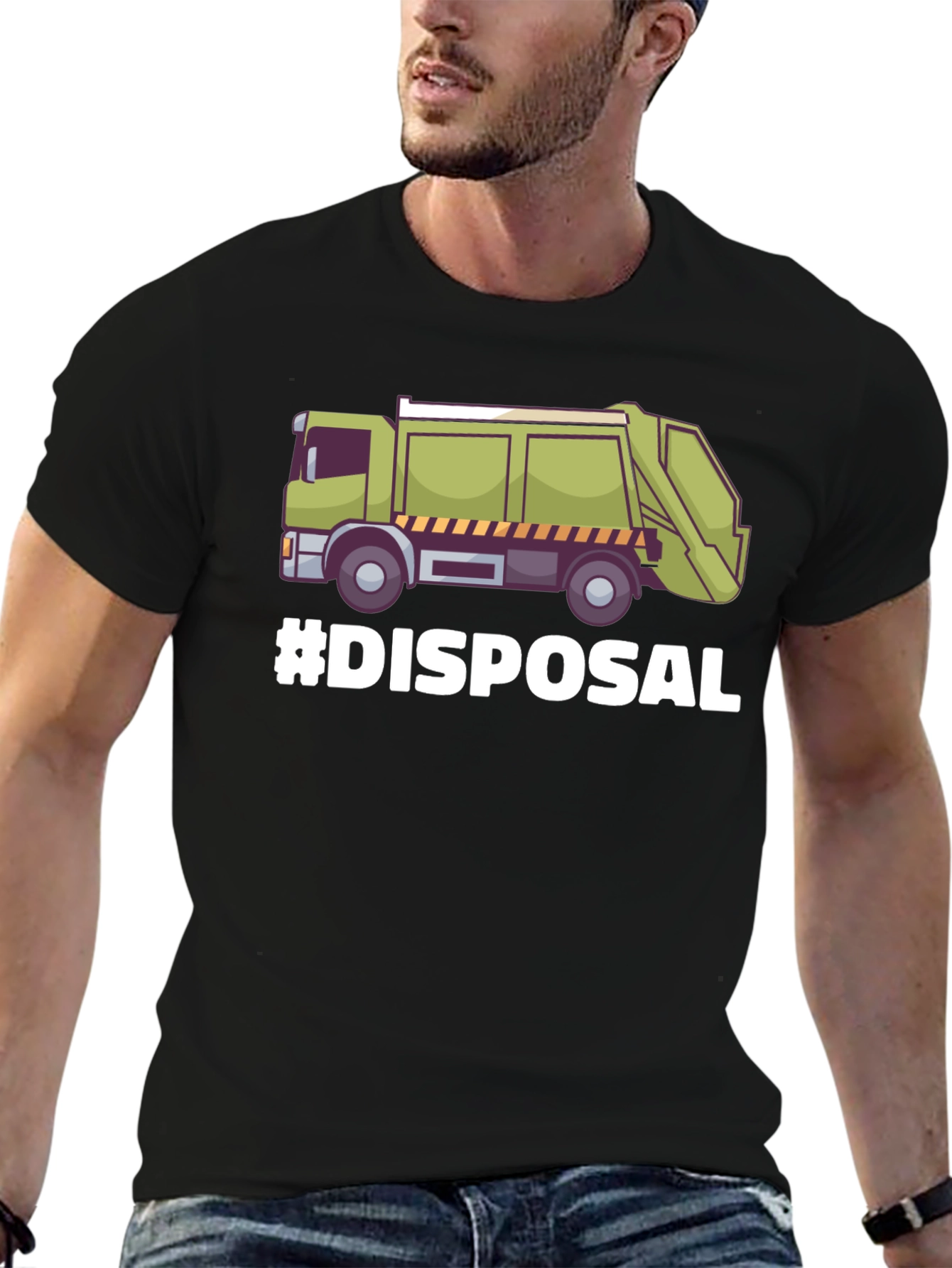Disposal Truck Graphic T-Shirt - Waste Management Tee