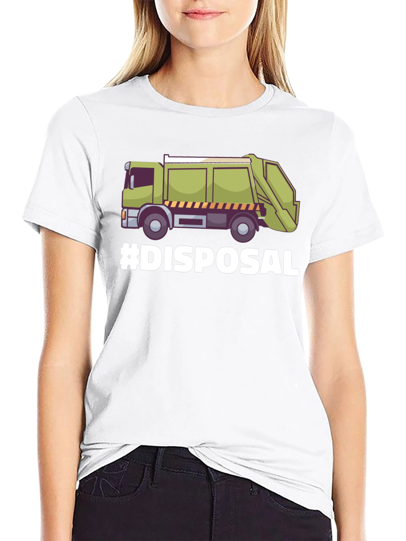 Disposal Truck Graphic T-Shirt - Waste Management Tee