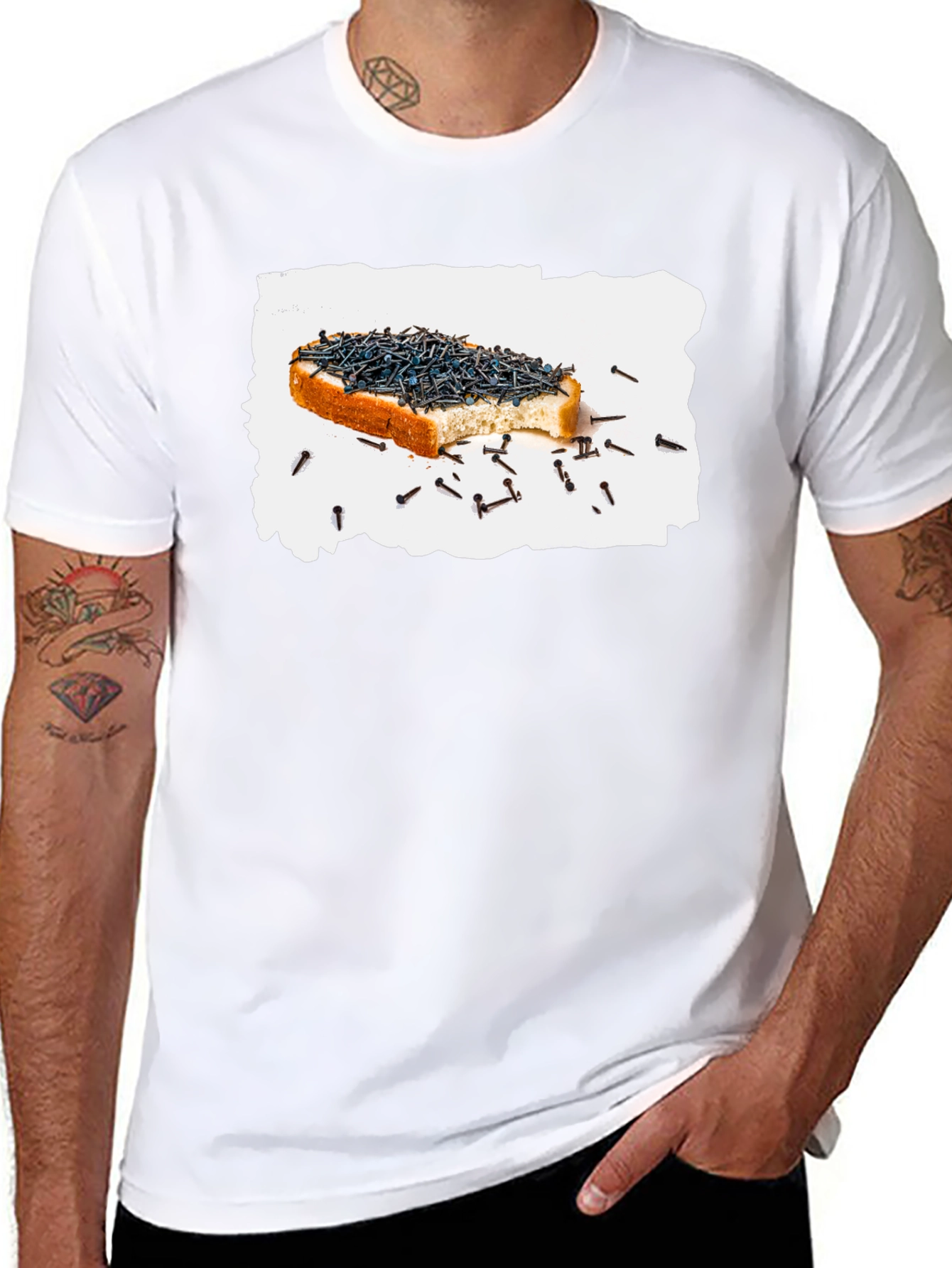 Novelty Nail Bread T-Shirt