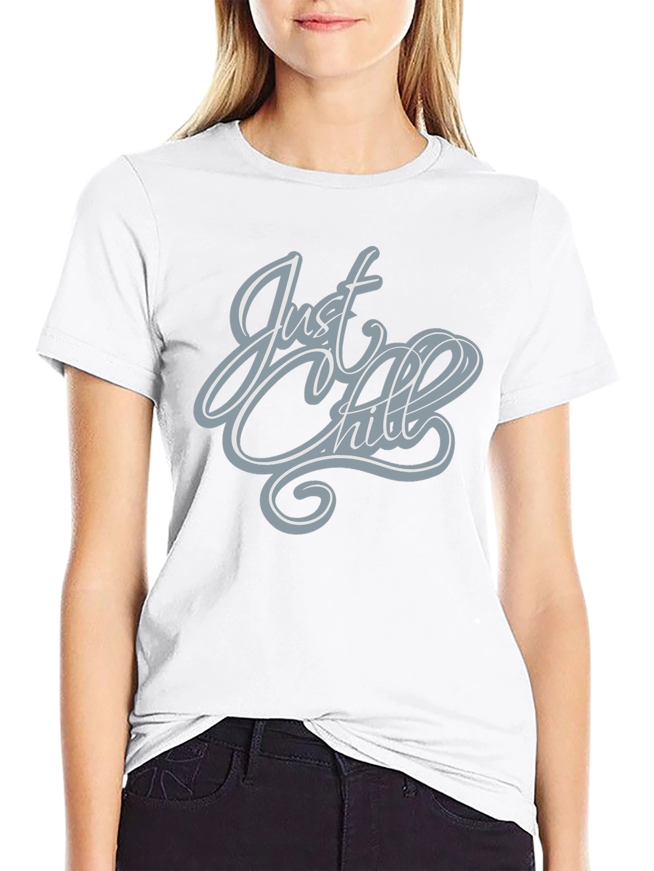 Just Chill Graphic Tee - Casual Comfort