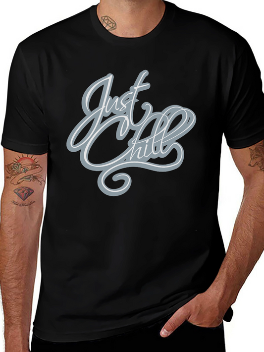 Just Chill Graphic Tee - Casual Comfort