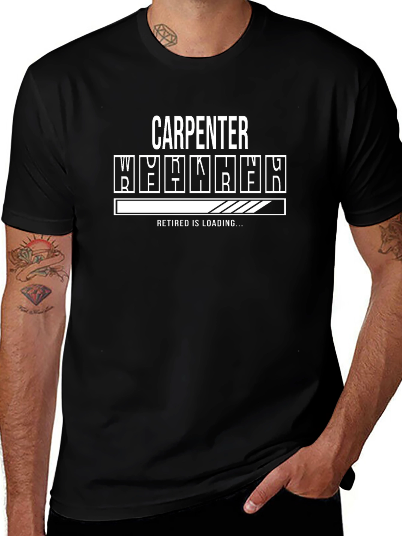 Carpenter Retired Loading T-Shirt