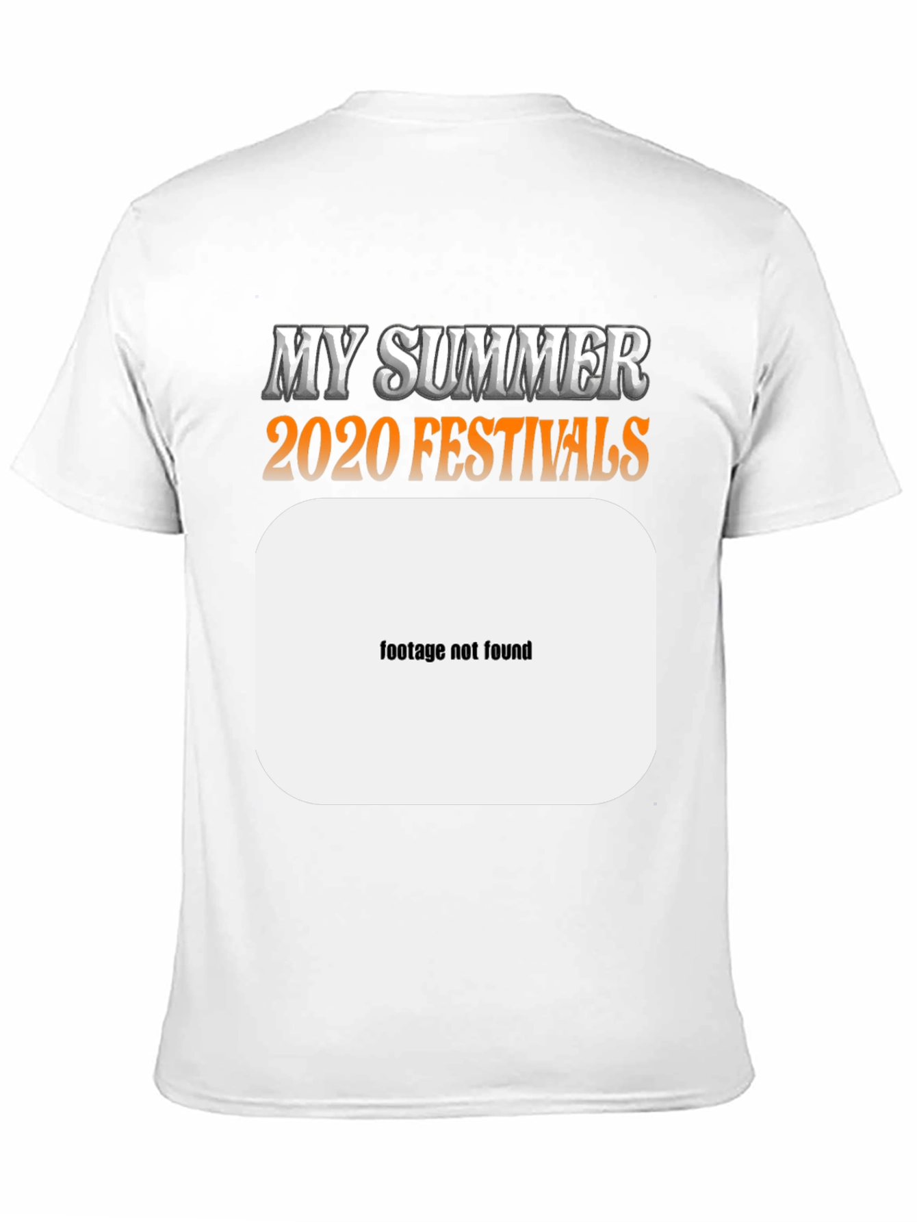 My Summer 2020 Festivals Graphic Tee