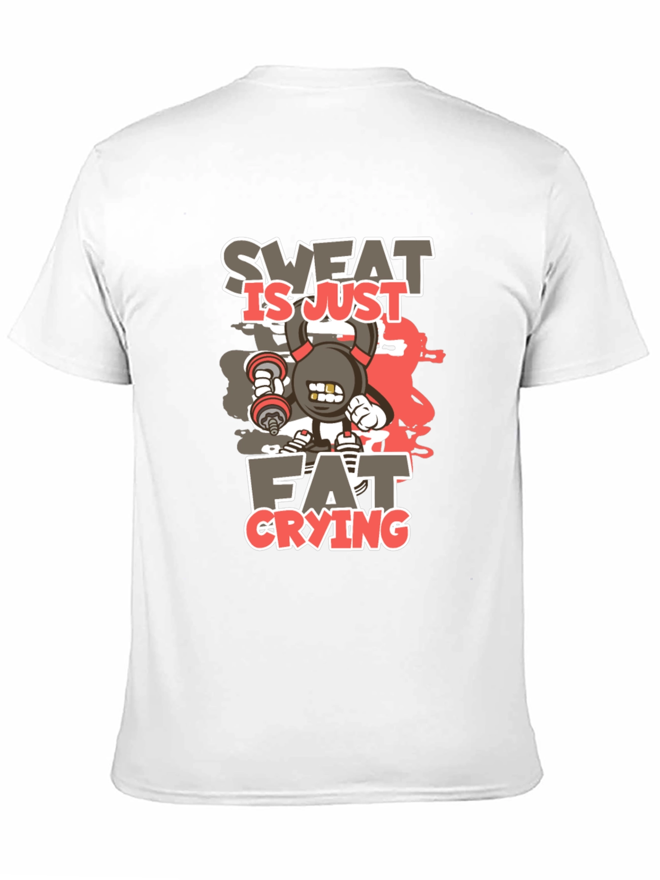 Sweat is Just Fat Crying Graphic T-Shirt