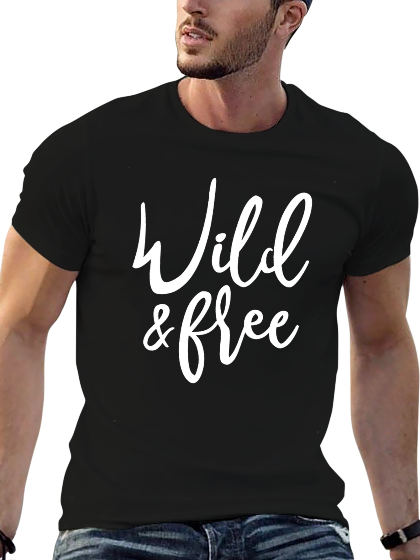 Wild & Free Graphic Tee - Stylish Casual Top