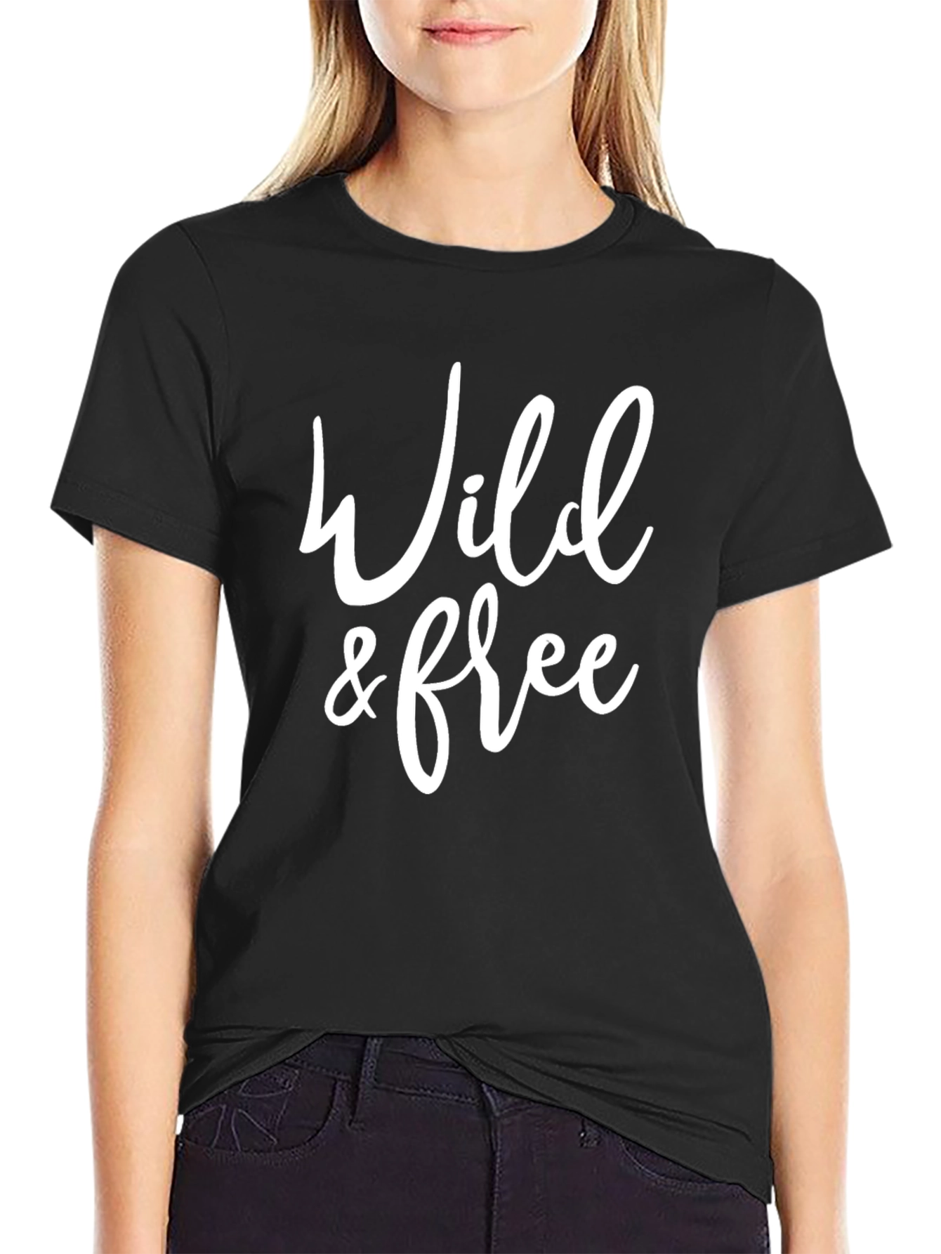 Wild & Free Graphic Tee - Stylish Casual Top