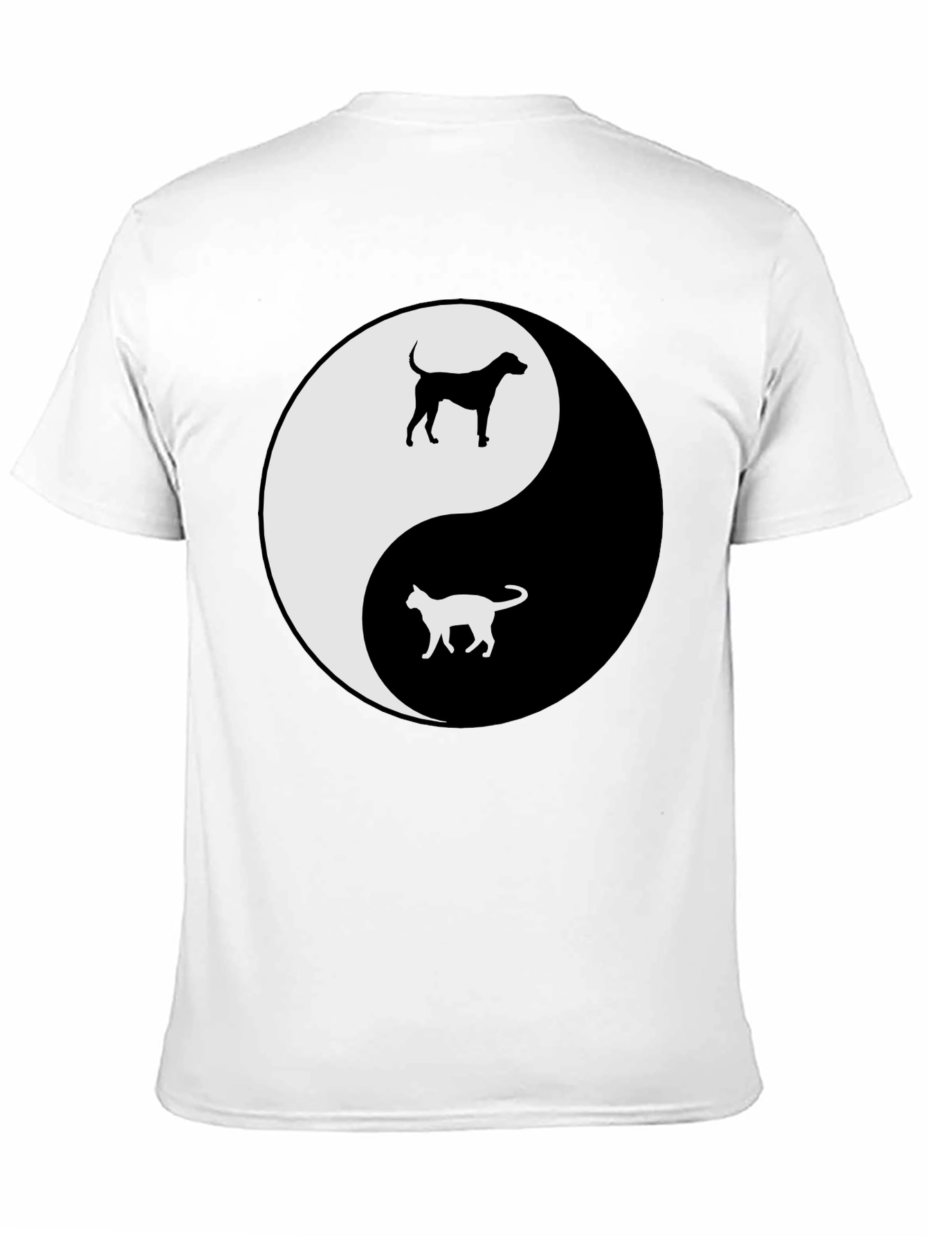 Yin Yang Cat & Dog T-Shirt