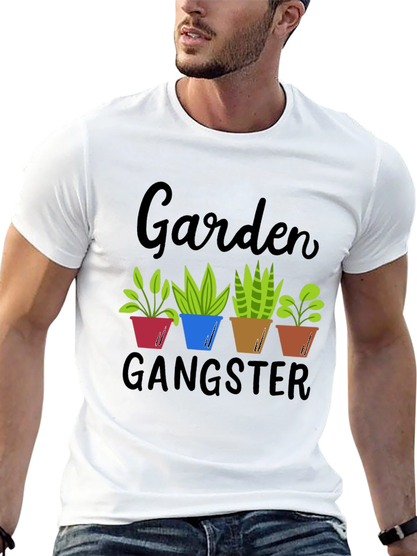 Garden Gangster T-Shirt - Funny Gardening Tee
